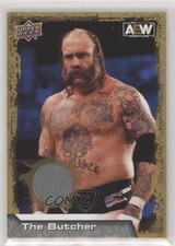 2022 Upper Deck AEW All Elite Wrestling Gold Mat Relics The Butcher #37 10cv