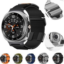 For Samsung Watch 8 40/44mm Classic 46mm Outdoor Sports Nylon Strap Replacement