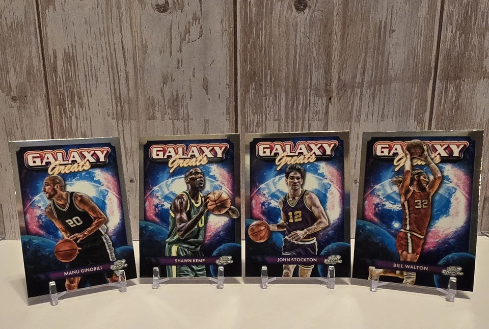 '23-'24 Topps Cosmic Crome-Lot of 33 Parralels/Inserts+Base-See Description/Pics - Image 3 of 4