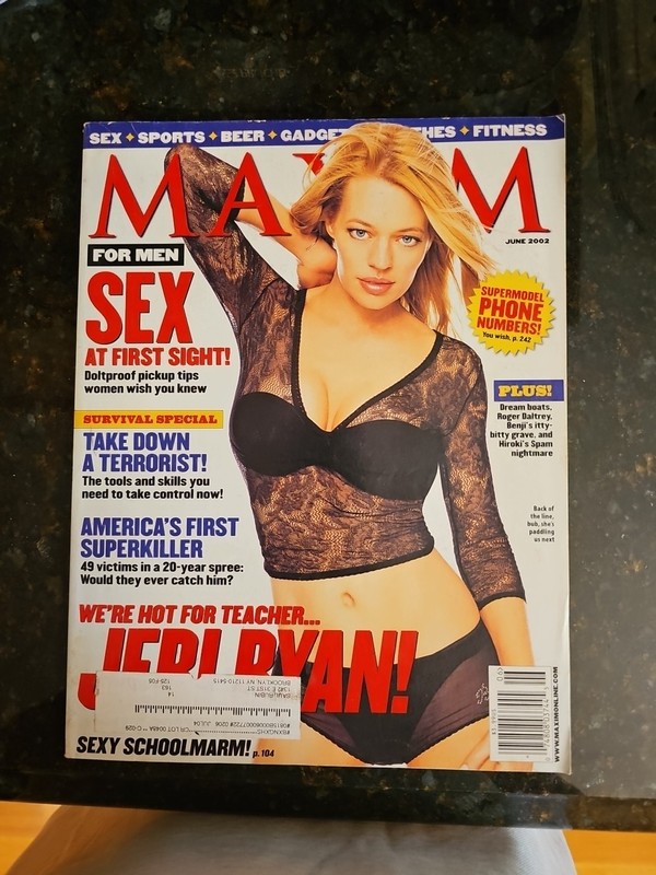 Maxim magazine; June 2002, Jeri Ryan,