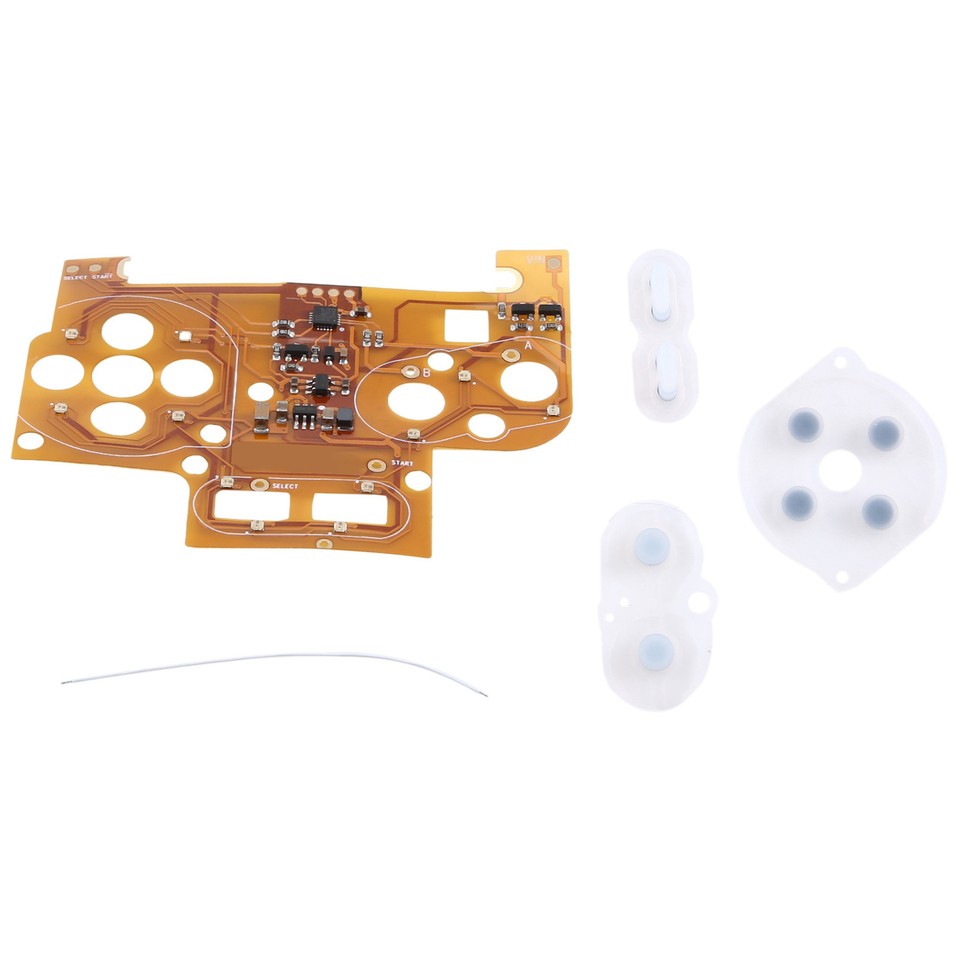Per Kit Luci Pulsanti LED per GameBoy Color LED Light Ribbon Board Kit ...