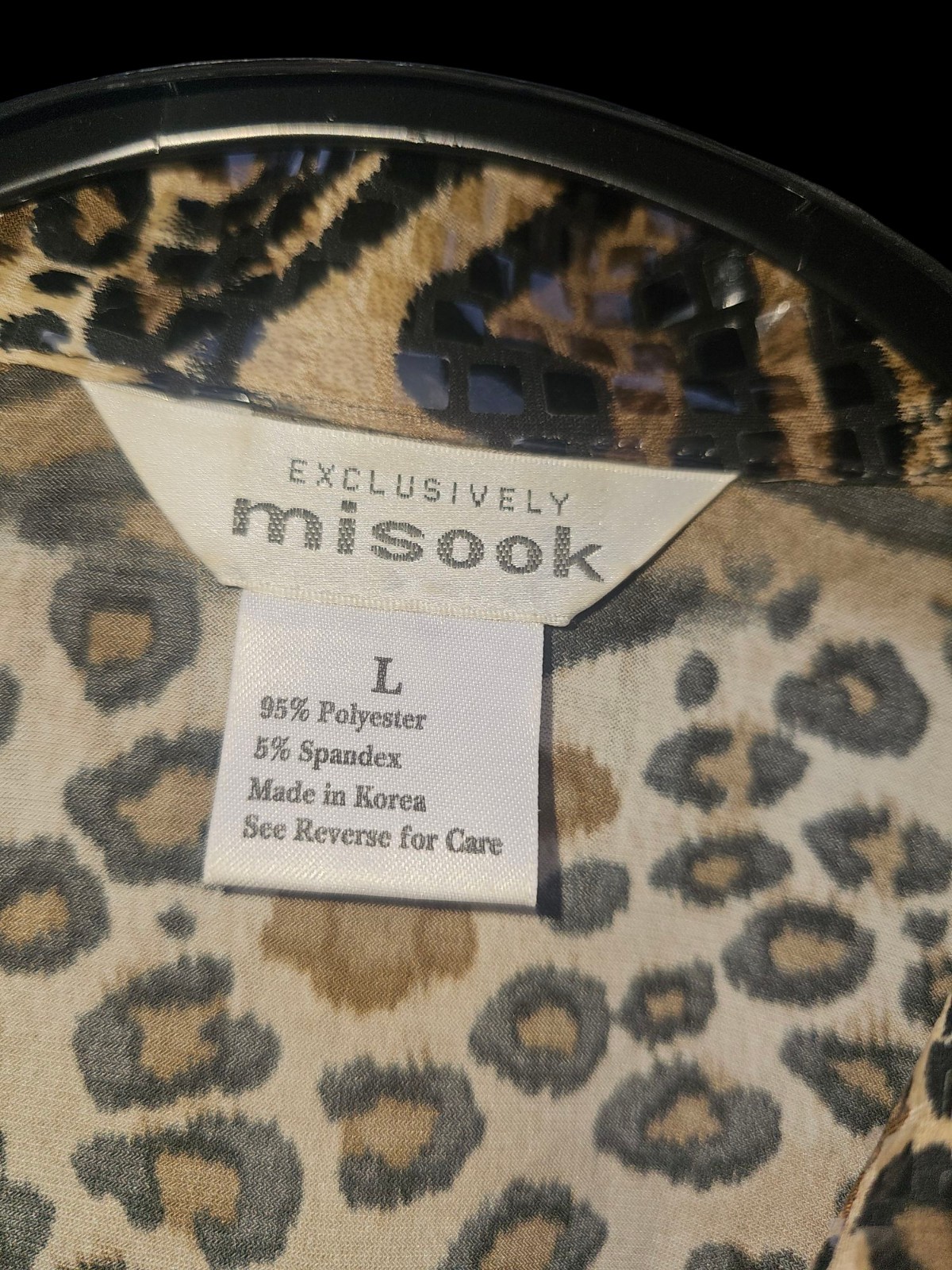 Exclusively Misook Leopard Print Embellished Full… - image 3