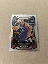 🔵2023-24 Panini Prizm Azuolas Tubelis #283 Silver Prizm (RC) Philadelphia 76ers