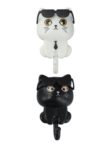 Fun For Kitten Hook Set of 2 Unique Design Great Addition to Your Decor - Photo 9/12