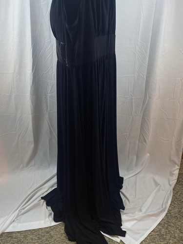 R&M Richards Women’s Size 22W Black Long Formal Dress Sequin Accent Sleeveless - Picture 18 of 22