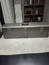 Vintage Craftsman 30 Carpenters Metal Tool Box W Tray Handles And Key -vgc