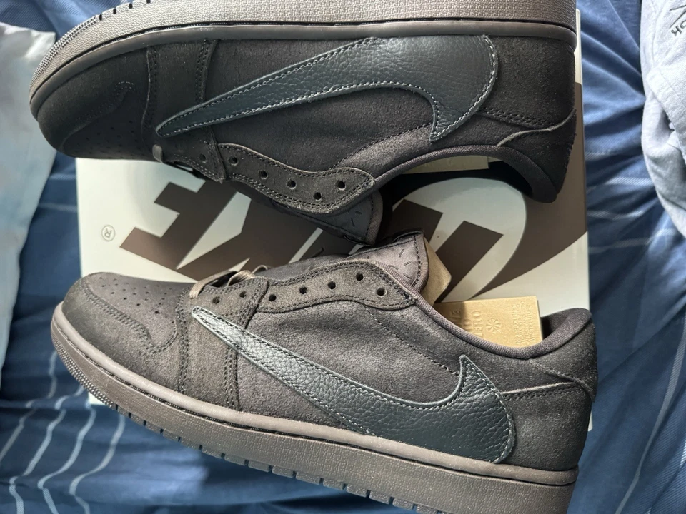 Size 12 - Travis Scott x Air Jordan 1 Retro OG SP Low Velvet Brown - Image 4 of 4