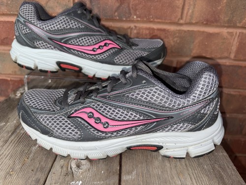 Saucony Cohesion Grid Women's Sneakers Size 7.5 S15219-1 Gray Pink Running Shoes - Picture 3 of 15