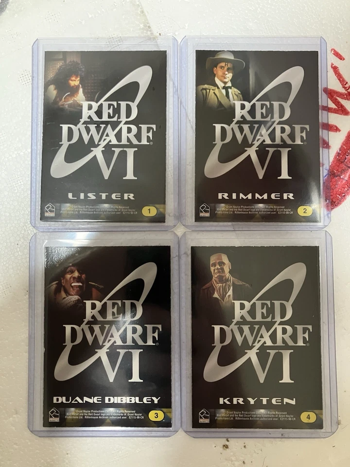 Red Dwarf Video Series VI Card Set 4 Cards MINT CONDITION FREE SHIPPING!!!!!!!!! - Image 2 of 2