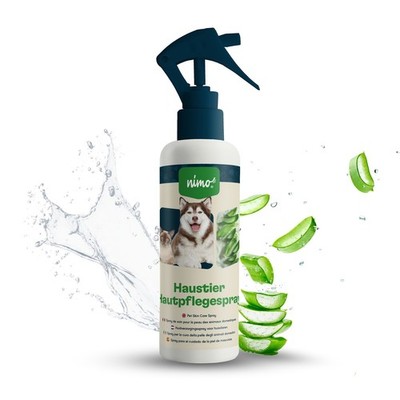 nimo  Haustier Hautpflegespray für Hunde & Katzen mit Aloe Vera & Panthenol