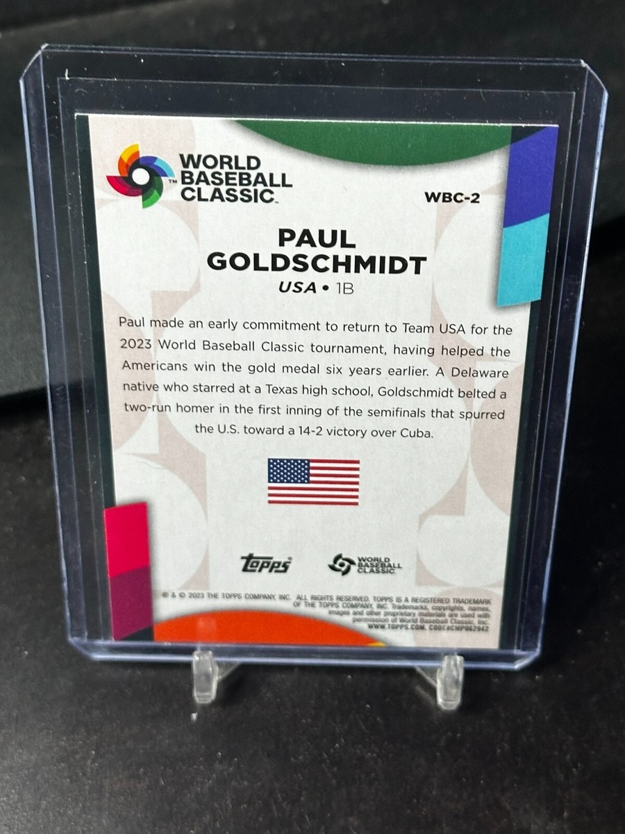Topps WBC World Baseball Classic 2023 ×2 2023 Topps World Baseball Classic #WBC-2 Paul Goldschmidt