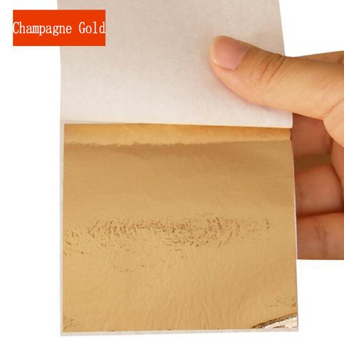 150X Imitation Rose Rose Sliver Copper Foil Papers Feuilles Feuilles De / - Zdjęcie 19 z 25