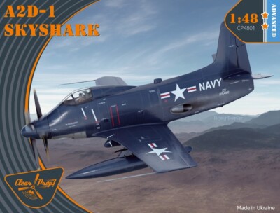 Clear Prop 4801 1:48 A2D-1 Skyshark US Navy Scale model aircraft