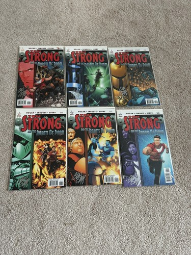 DC/Wildstorm 2010 TOM STRONG and the Robots of Doom #1 -6 komplett signiert