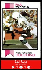1973 Topps - #511 Paul Warfield EX