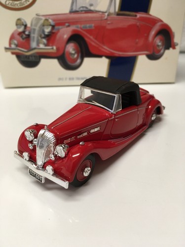 Dinky DY-S 17 1939 Triumph Dolomite Special Edition 1:43 1990 Red Made in China - Picture 2 of 9