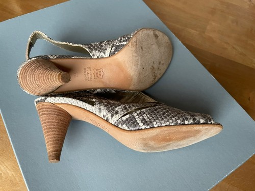 K&S Kennel & Schmenger Slingpumps Gr 5,5 Gr.38,5 Pumps Leder reptil - Bild 11 von 12
