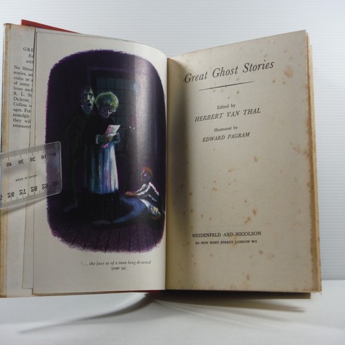 Great Ghost Stories by Herbert Van Thal 1960 HC illus Edward Pagram vintage book - Picture 8 of 24