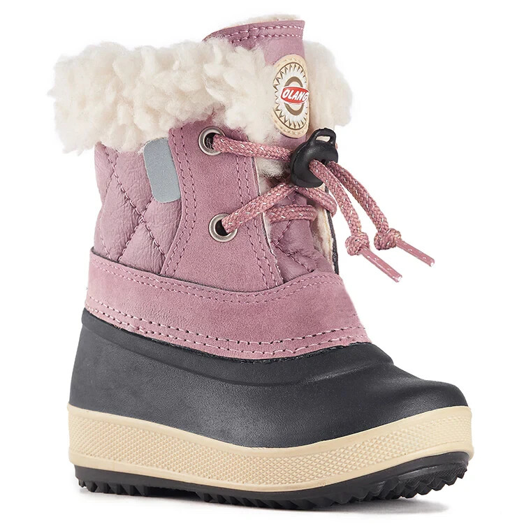 Olang Kids Ape Rosa Pink Winter 100% Waterproof Boots (-30°C