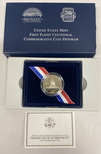 2003 US Mint First Flight Centennial Commemorative Coin Program $1