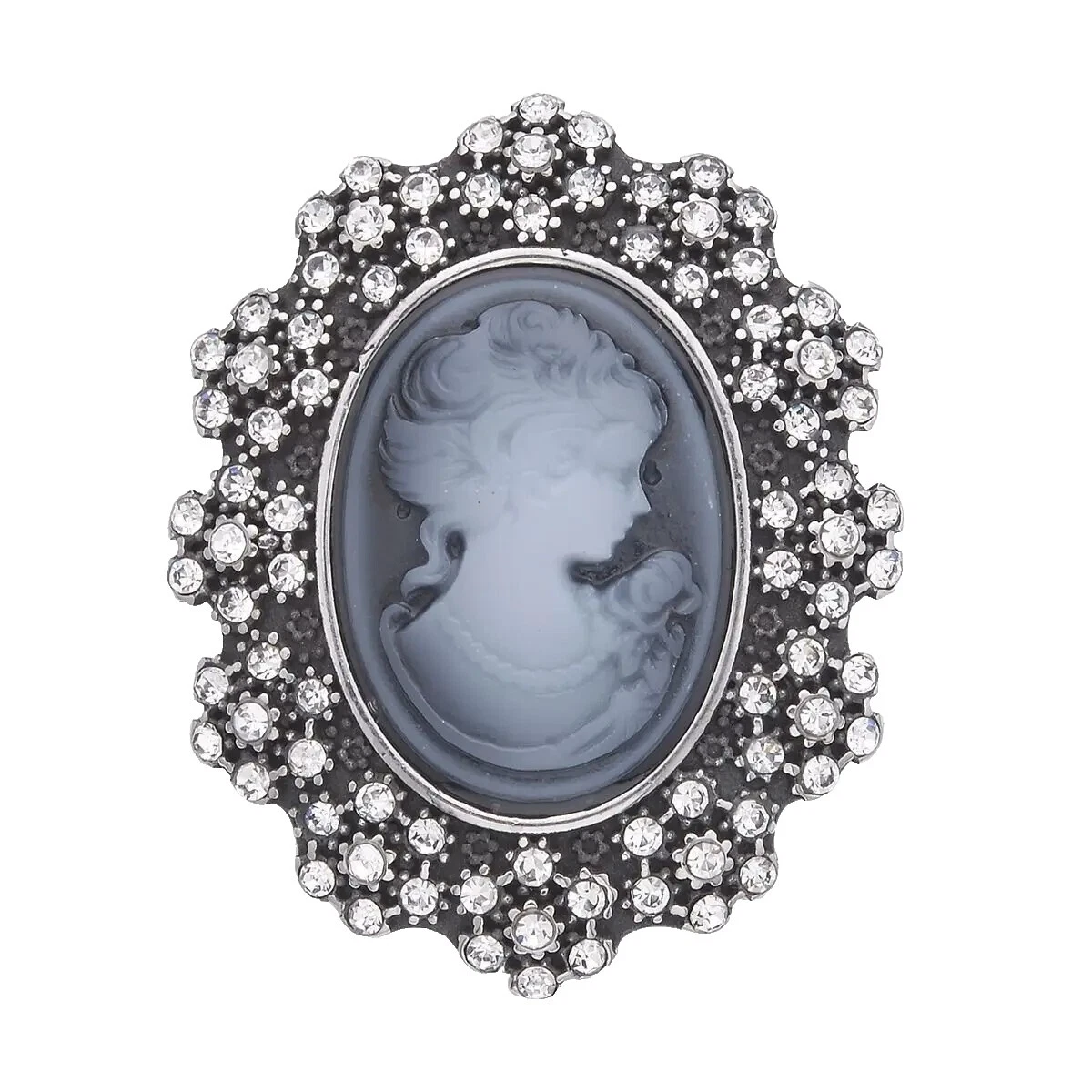 Crystal Stainless Steel Fashion Brooches