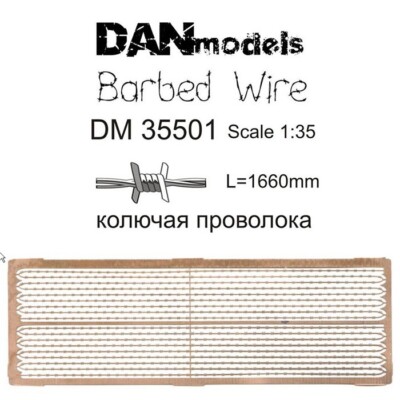 Dan Models 35501 Maßstab 1:35 Stacheldraht (Set 1) - für maßstabsgetreuen Mod...