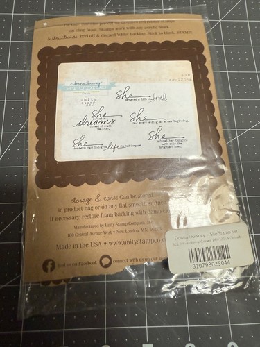 Unity She Stamp Set by Donna Downey HTF