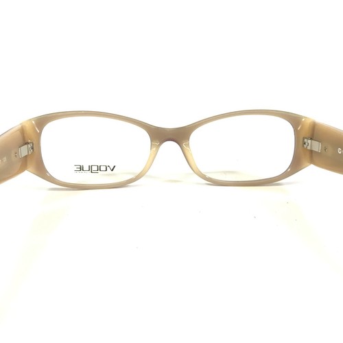 Vogue Eyeglasses Frames VO2813-B 1984 Purple Beige Silver Rectangle 51-17-135 - Picture 8 of 11