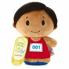 Hallmark Itty Bittys Track Runner Boy Dark Skin Plush NWT