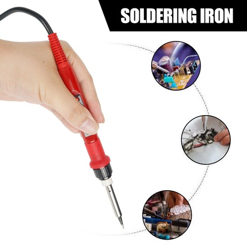 80W Soldering Iron Kit Electric Welding Tool Solder Tips Adjustable Temperature - Picture 15 of 23