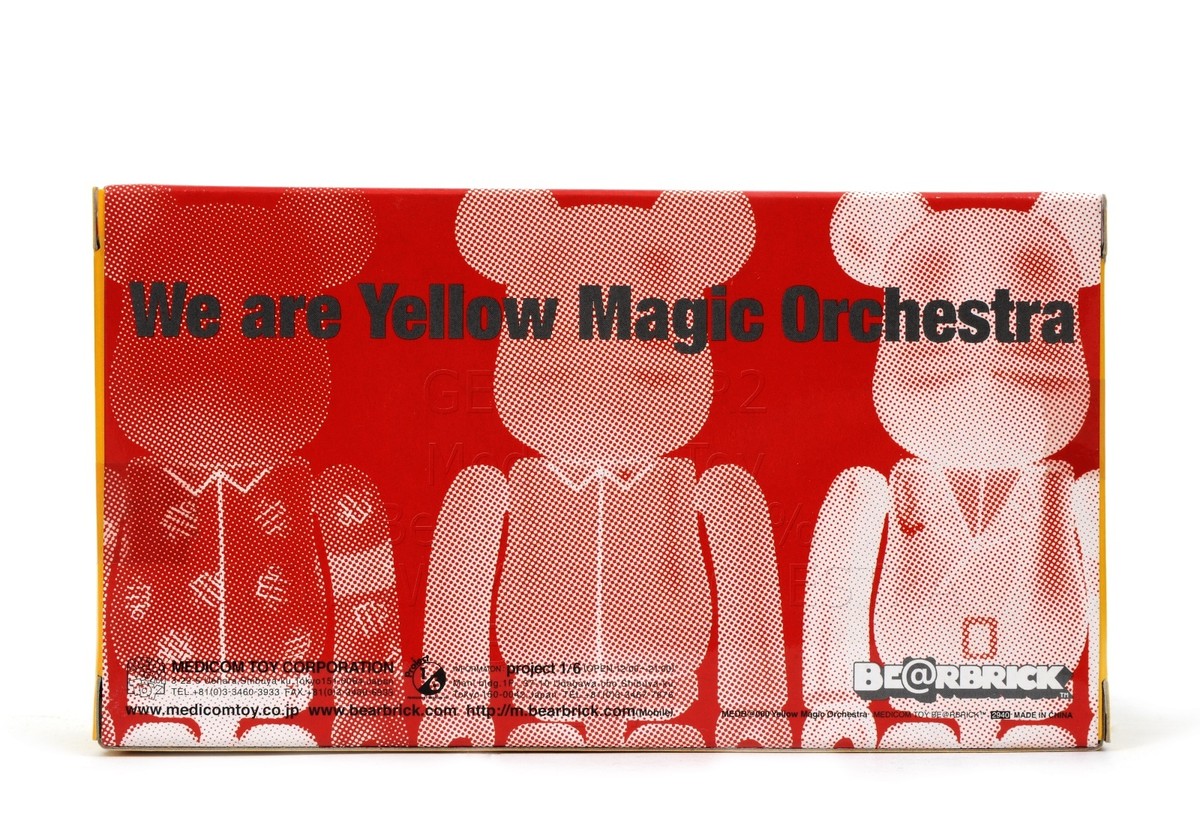 Medicom Toy Box Set Bearbrick 100% WE ARE YELLOW MAGIC ORCHESTRA
