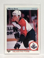 #275 Murray Baron Philadelphia Flyers 90-91 Upper Deck Hockey Card