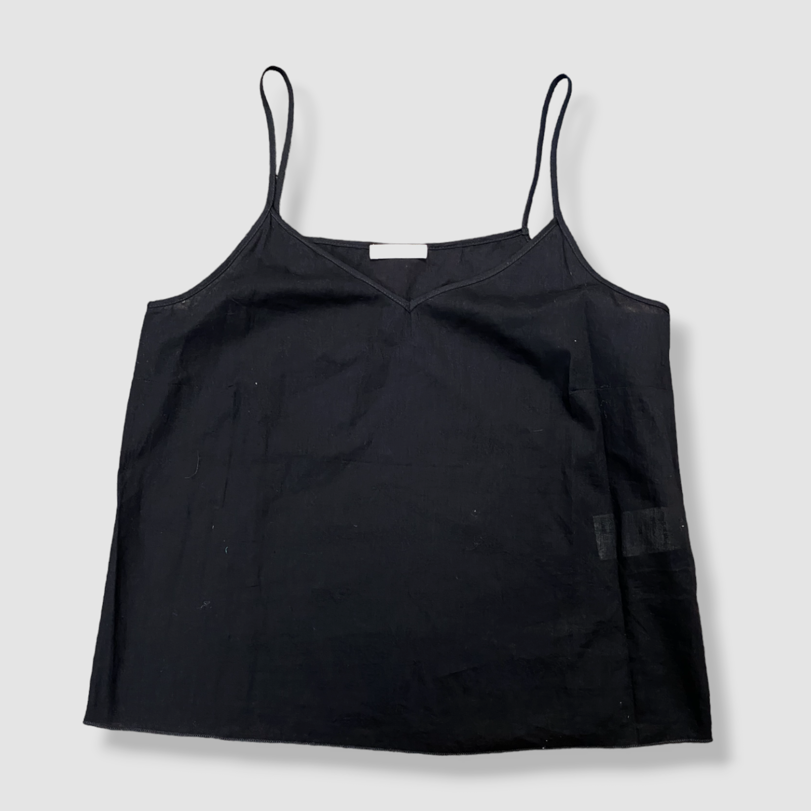 $195 See By Chloe Women's Black V-Neck Sleeveless Tank Top Size 36