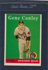 1958 Topps #431 Gene Conley Braves EX 58T431-82515-6