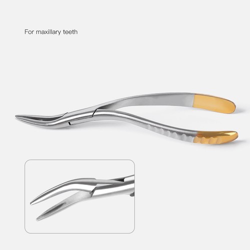 AZDENT Dental Root Fragment Minimally Invasive Tooth Extraction Forceps Pliers - Picture 10 of 14