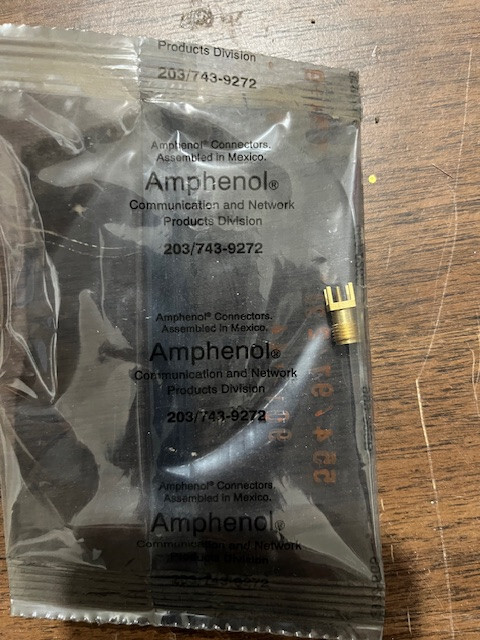 14X SMA female jack PCB mount  Amphenol 901-144 