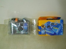 x2 Disposable Waterproof Cameras Kodak ISO800 27 Exposure 50 Feet Sealed