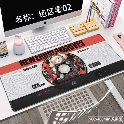 Large Waterproof Mouse Mat Cosplay Zenless Zone Zero Anime Keyboard Pad Decor - Picture 7 of 34