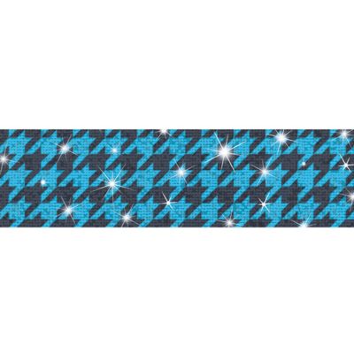 Houndstooth Blue Bolder Borders    Sparkle Plus Trend Enterprises Inc. T-85424