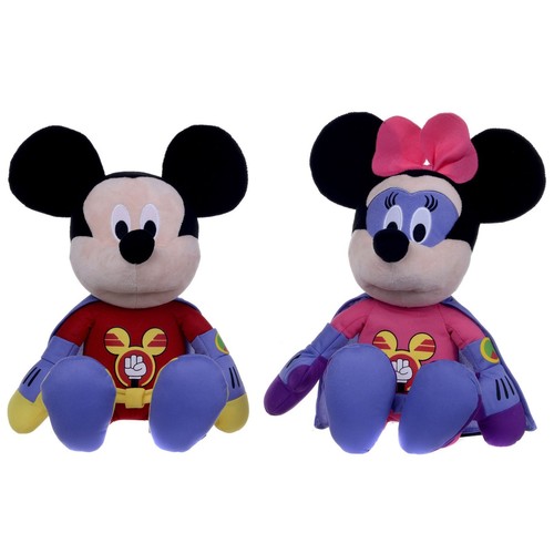 Licensed Disney Mickey Minnie Mouse Superhero Plush Kids Girls Boys Soft Toy