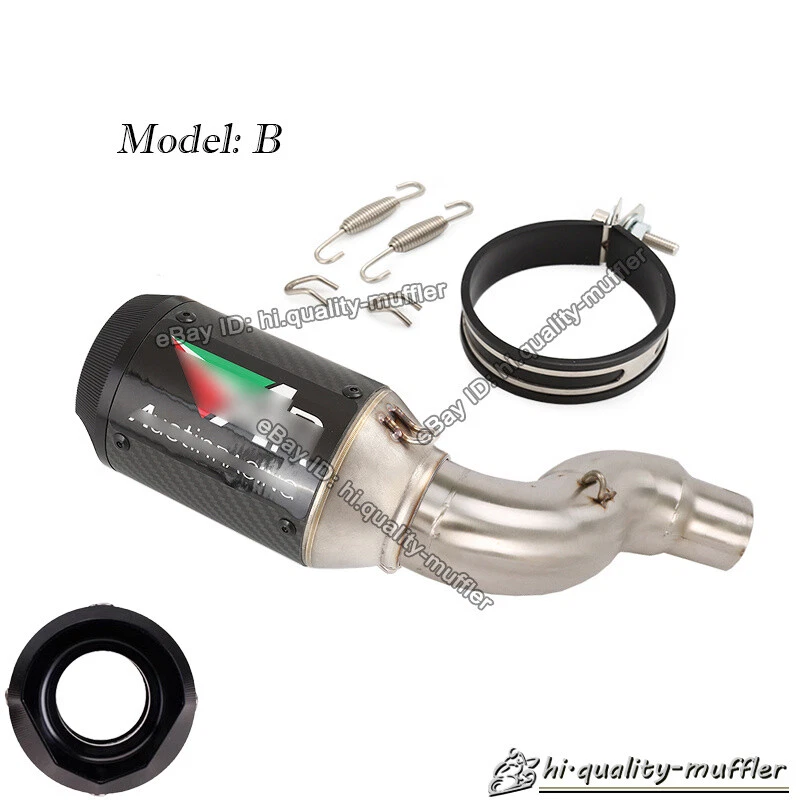 Silenciador de tubo de escape de fibra de carbono para motocicleta Honda CTX700 CT-X700 Foto 3 de 4