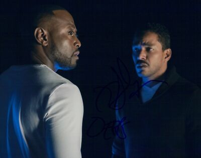 Omar Epps & Laz Alonso signed 10x8 Autogramm Foto - TRAFFIK - COA 