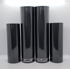 Fork Skins Graphics Glossy Carbon Fiber Decals KTM 250 350 450 SXF XCF W