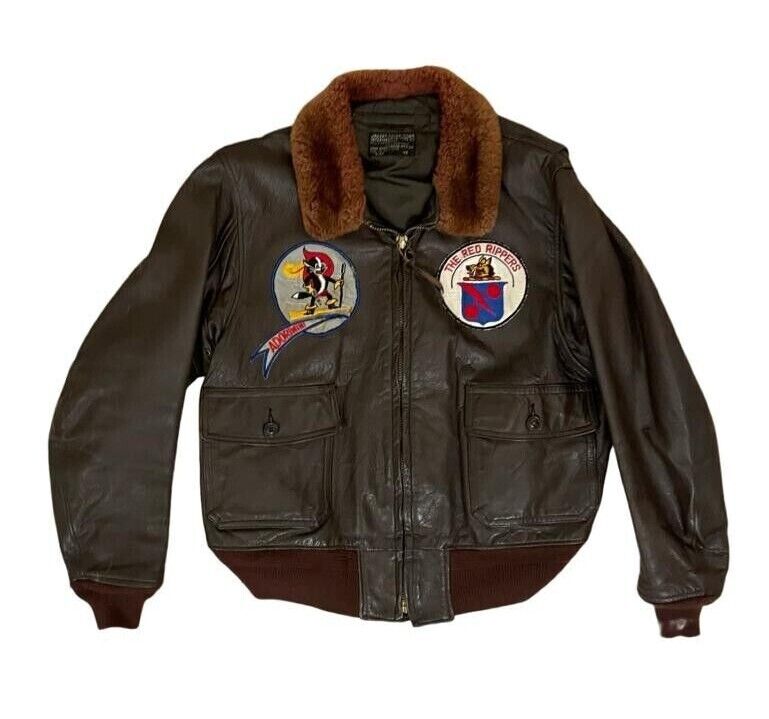 Vietnam War 1969 USN G1 Flight Jacket w/ Rare Vietnam War 1969 USN G1 Flight Jacket w/ Rare