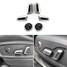 6x Sitz Schalter Knopf Einsteller Taste Schwarz für Audi A4 A5 A6 A7 Q3 Q5 Q7
