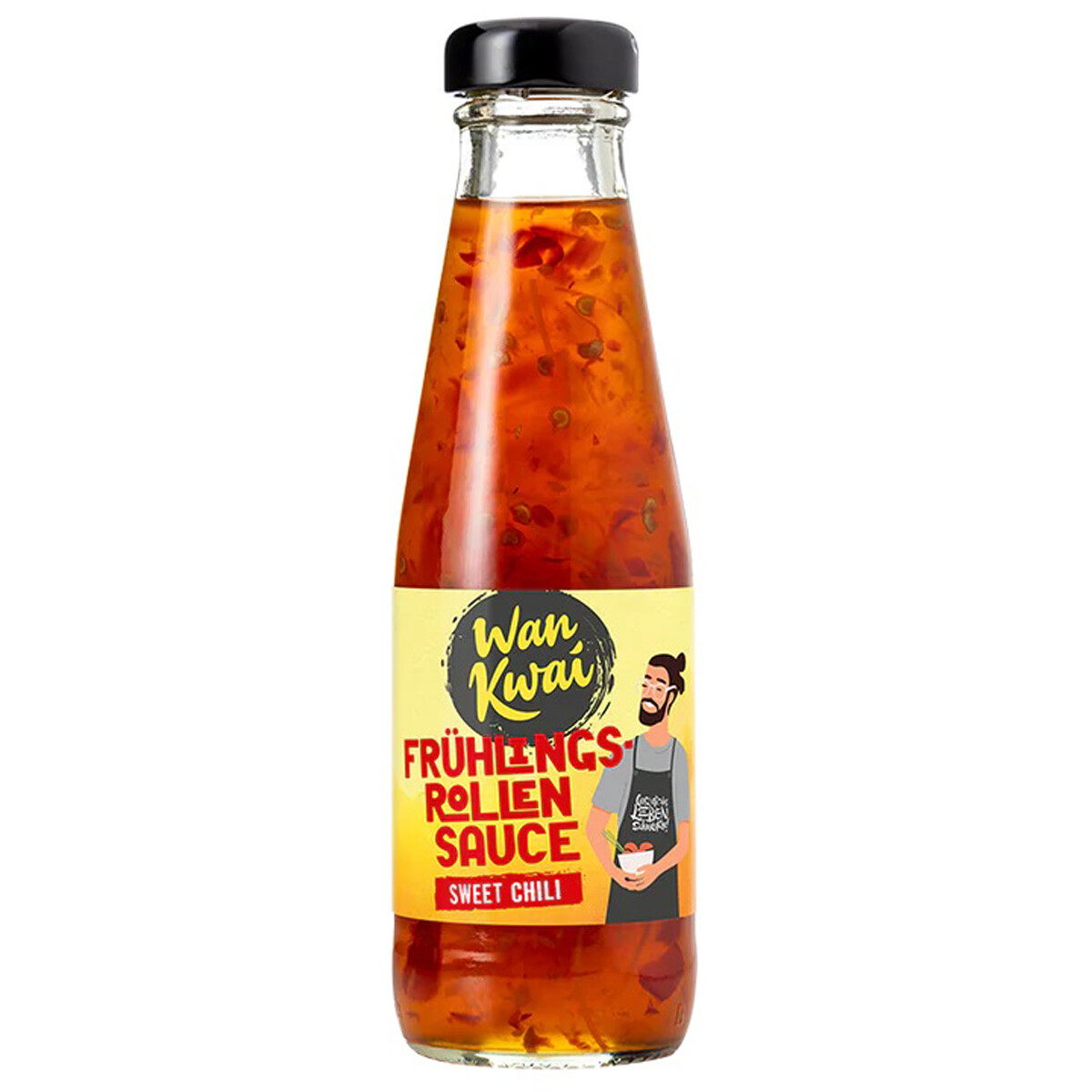 Wan Kwai Frühlingsrollen Sauce Sweet Chili Dulce Y Ligero Picante 200ml