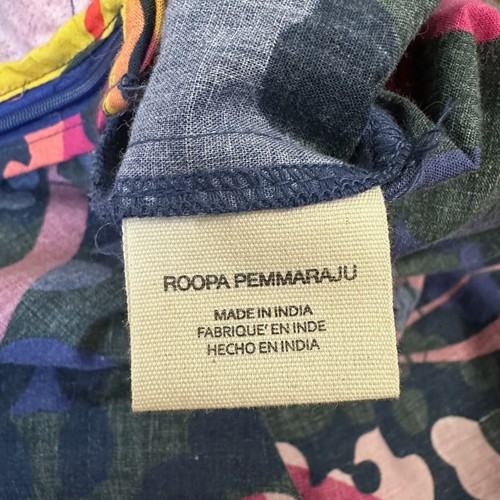 NWT ROOPA PEMMARAJU for ANTHROPOLOGIE Sunset Wide-Leg Pants in Purple Motif Sz M - Picture 11 of 15