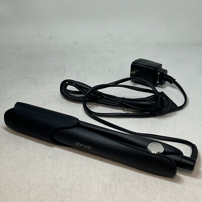 Authentic GHD Gold 1'' Professional Hair Styler Flat Iron Straightener S/N X8YW8