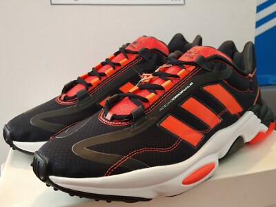 Adidas Ozweego Pure Turnschuhe Neu Ovp UK 10.5 Rot/Schwarz/Weiß