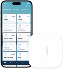 Zigbee Vibration Sensor, Wireless Mini Glass Break Detector for Alarm System and